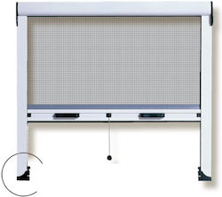 Primo Disegno Screen Window Vertical Movement White 240x80cm