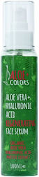 Aloe Colors Aloe Vera Acid Anti-îmbătrânire Serum Față cu Acid Hialuronic 100ml