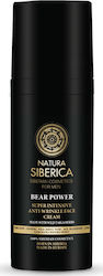 Natura Siberica Bear Power 24h Feuchtigkeitsspendend & Anti-Aging Creme Gesicht mit Hyaluronsäure 50ml