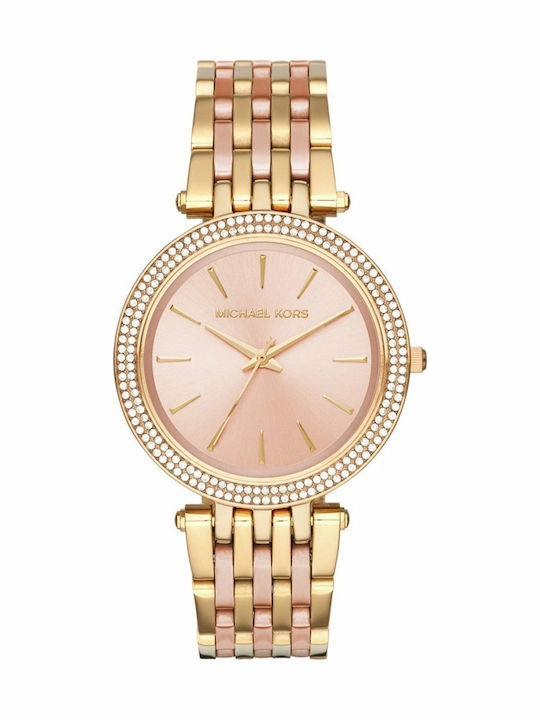 Michael Kors Darci Γυναικείο Ρολόι 39mm Μπαταρίας με Μεταλλικό Μπρασελέ