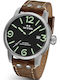 TW Steel Maverick Men's Watch 45mm Battery with Brown Leather Strap