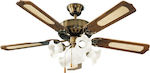 Perenz Flux 7066OB Deckenventilator 130cm mit Licht Matt Bronze