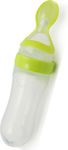 Cangaroo Baby Spoon Silicone Squeze Feeder with Adjustable Flow made of Silicone Green