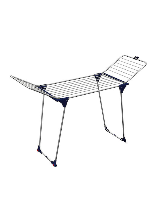 Gimi Mito Metallic Folding Floor Clothes Drying Rack with Hanging Length 20m