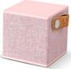 Fresh 'n Rebel Rockbox Cube Fabriq Edition Bluetooth Speaker 3W with Battery Life up to 8 hours Roz