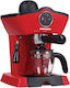Heinner Charm Espressomaschine 800W Druck 5bar Rot