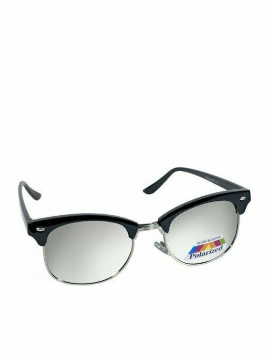 Eyelead EyeLead Polarized Men's Sunglasses with Black Plastic Frame and Gray Polarized Lens