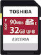 Toshiba Exceria N302 SDHC 32GB Class 10 U3 UHS-I