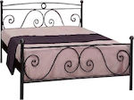 Κρεβάτι Διπλό Μεταλλικό Ρόδος 150x200cm