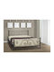 Ρόδος Bett Doppel Metall Kupfer Für Matratze 150x200cm
