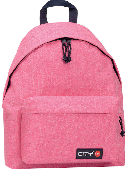 Lyc Sac City The Drop Melange Pink Σχολική Τσάν...