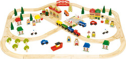 Big Jigs Wooden Train Set Πόλη for 3+ years