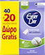 Every Day All Cotton Normal Daily Liners 40pcs & 20pcs