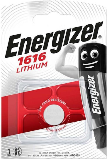 Energizer Μπαταρία Λιθίου Ρολογιών CR1616 3V 1τμχ