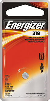 Energizer 319 Batterie Silber-Oxid für Uhren SR64 1.55V 1Stück