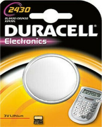 Duracell Electronics Batterie Lithium für Uhren CR2430 3V 1Stück