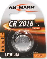 Ansmann Μπαταρία Λιθίου CR2016 3V 1τμχ