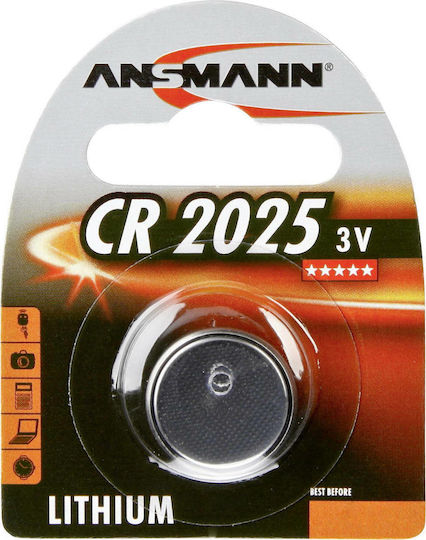Ansmann Batterie Lithium für Uhren CR2025 3V 1Stück