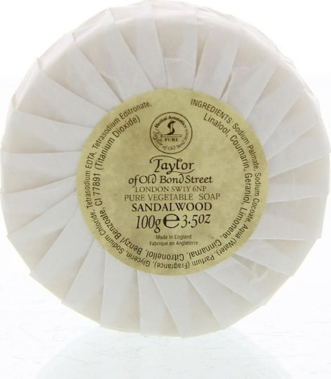 Taylor of Old Bond Street Pure Vegetable Hand Soap Sandalwood 100gr