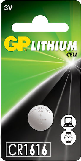 GP Batteries Lithium Cell Μπαταρία CR1616 3V 1τμχ