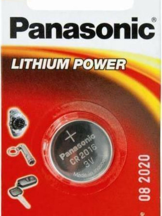 Panasonic Lithium Power Watch Battery CR2016 3V 1pcs Skroutz.cy