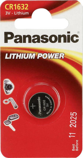 Panasonic Lithium Power Батерия За часовници CR1632 3V 1бр