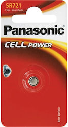 Panasonic Cell Power SR721 Μπαταρία Silver Oxide SR58 1.55V 1τμχ