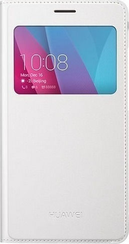 Huawei Book Δερματίνης Λευκό (Honor 5x)