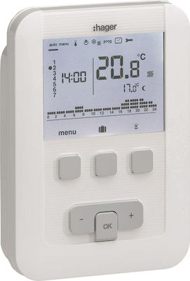 Hager Digital Thermostat Raum