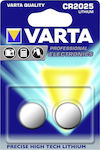 Varta Professional Electronics Μπαταρίες Λιθίου Ρολογιών CR2025 3V 2τμχ