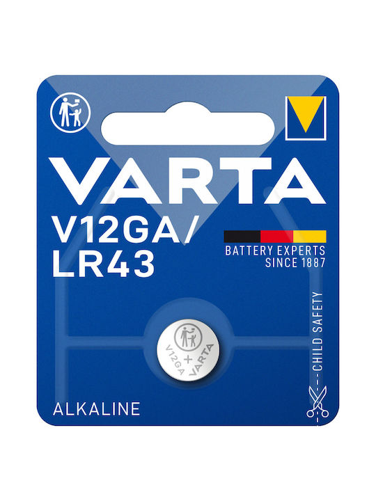 Varta Professional Electronics V12GA Alkaline Watch Battery LR43 1.5V 1pcs