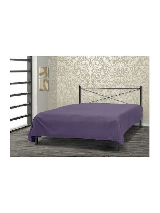 Hermes Double Metal Copper Bed for Mattress 140x190cm
