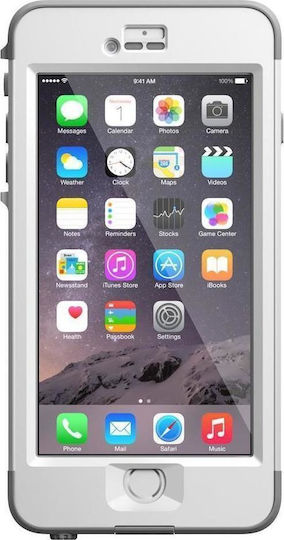 LifeProof Nuud Водоустойчива Задна корица Пластмаса Водоустойчив Бял (iPhone 6/6s Plus)
