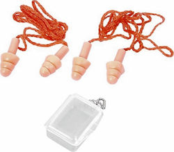 Tactix Silicone Earplugs with Safety Cord 2 Pieces