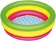 Bestway Τρίχρωμη Kids Swimming Pool Inflatable 70x70x24cm Tricolor