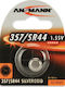 Ansmann 357 Μπαταρία Silver Oxide Ρολογιών SR44 1.55V 1τμχ