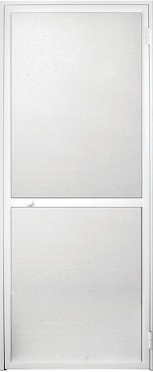 Z2 Mosquito Net Door Screw Mounted Hinged Made of Fiberglass White With Frame 230x110cm