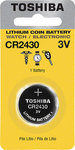 Toshiba Μπαταρία Λιθίου Ρολογιών CR2430 3V 1τμχ