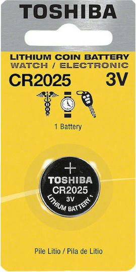 Toshiba CP-1 Μπαταρία Λιθίου Ρολογιών CR2025 3V 1τμχ