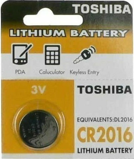 Toshiba Cp-5c Baterie Litiu pentru ceasuri CR2016 3V 1buc