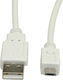 Roline Roline Regular USB 2.0 to micro USB Cable Λευκό 0.8m (S3151) 1τμχ