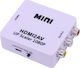 Konverter HDMI weiblich zu RCA weiblich Weiß 1Stück FTT14-003
