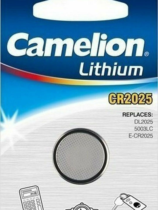Camelion Μπαταρία Λιθίου Ρολογιών CR2025 3V 1τμχ