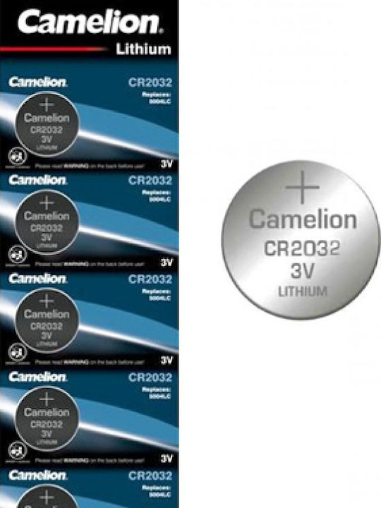 Camelion Μπαταρίες Λιθίου Ρολογιών CR2032 3V 5τμχ