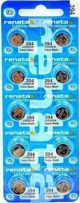 Renata 394/SR936SW Μπαταρίες Silver Oxide Ρολογιών SR45 1.55V 10τμχ