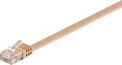 Goobay 95883 U/UTP Cat.6 Καλώδιο Ethernet 15m Μπεζ