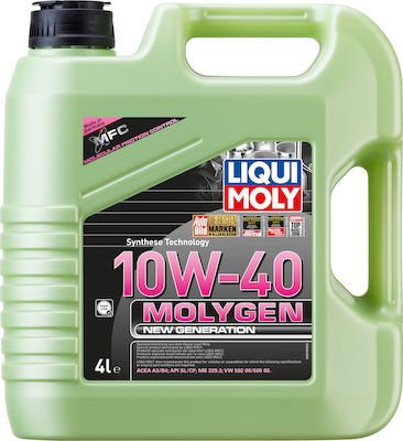 Liqui Moly Λάδι Αυτοκινήτου Molygen 10W-40 4lt