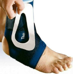 Orliman Elastic Ankle Brace with Straps Blue 4404