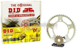 CHAIN-SPROCKET SET YAMAHA YZF R125 08-13 | DID-JT