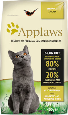 Applaws Senior Cat Grain Free Dry Food for Senior Cats with Chicken 7.5kg